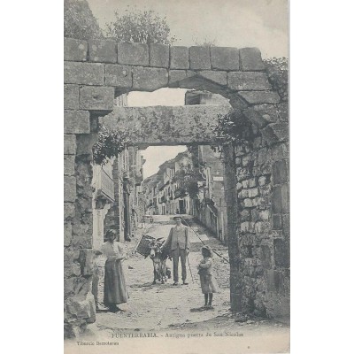 Fuenterrabia - Antigua Puerta de San-Nicolas 1900 